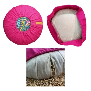 cojín meditación yoga