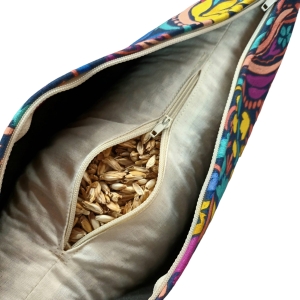 zafu medialuna meditación