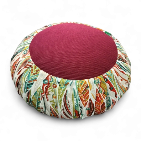 cojin redondo meditacion zafu