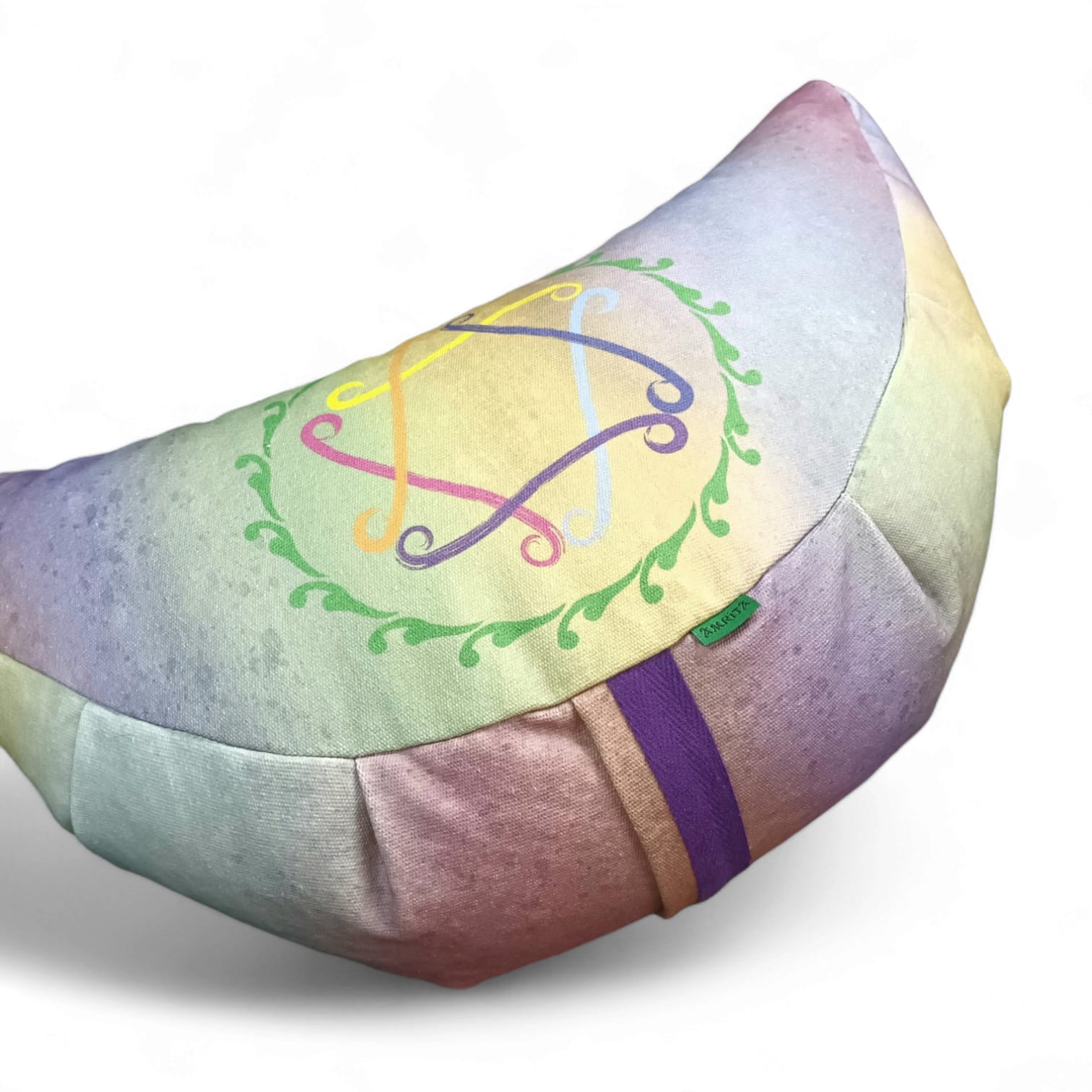 zafu meditación yoga medialuna 🌙 estrella arcoiris - Imagen 4