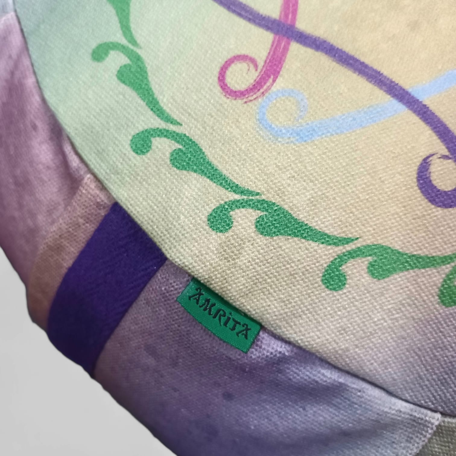 zafu meditación yoga medialuna 🌙 estrella arcoiris - Imagen 3