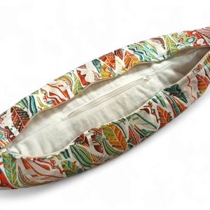 cojín medialuna meditación