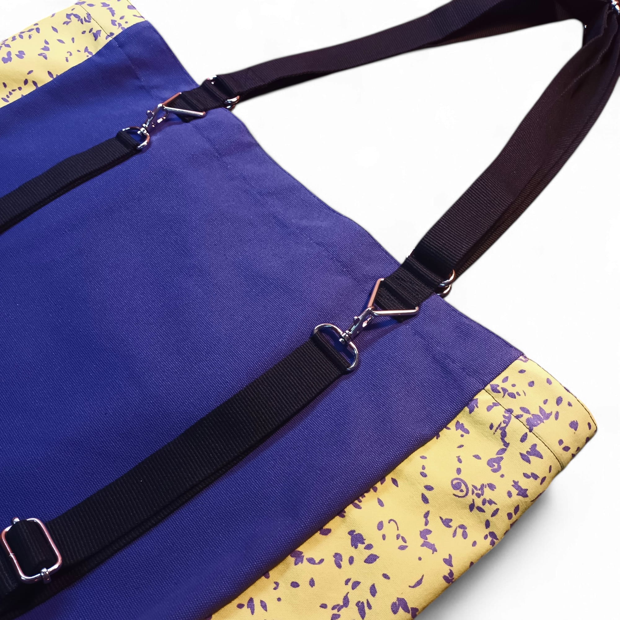 Bolsa porta zafu/esterilla árbol de la vida amarillo - Imagen 4