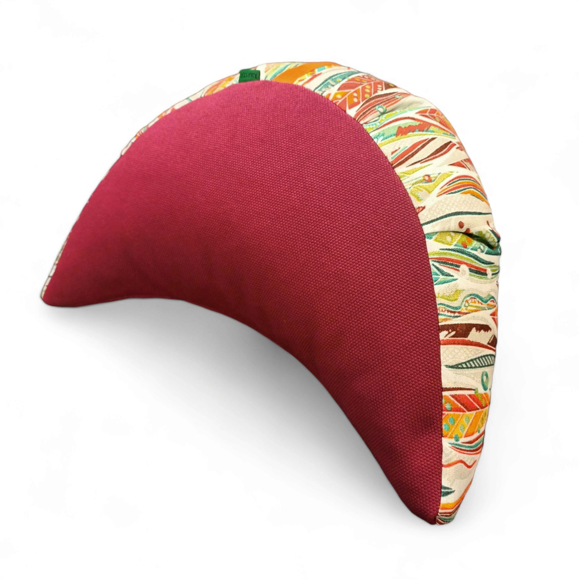 cojín de meditación medialuna