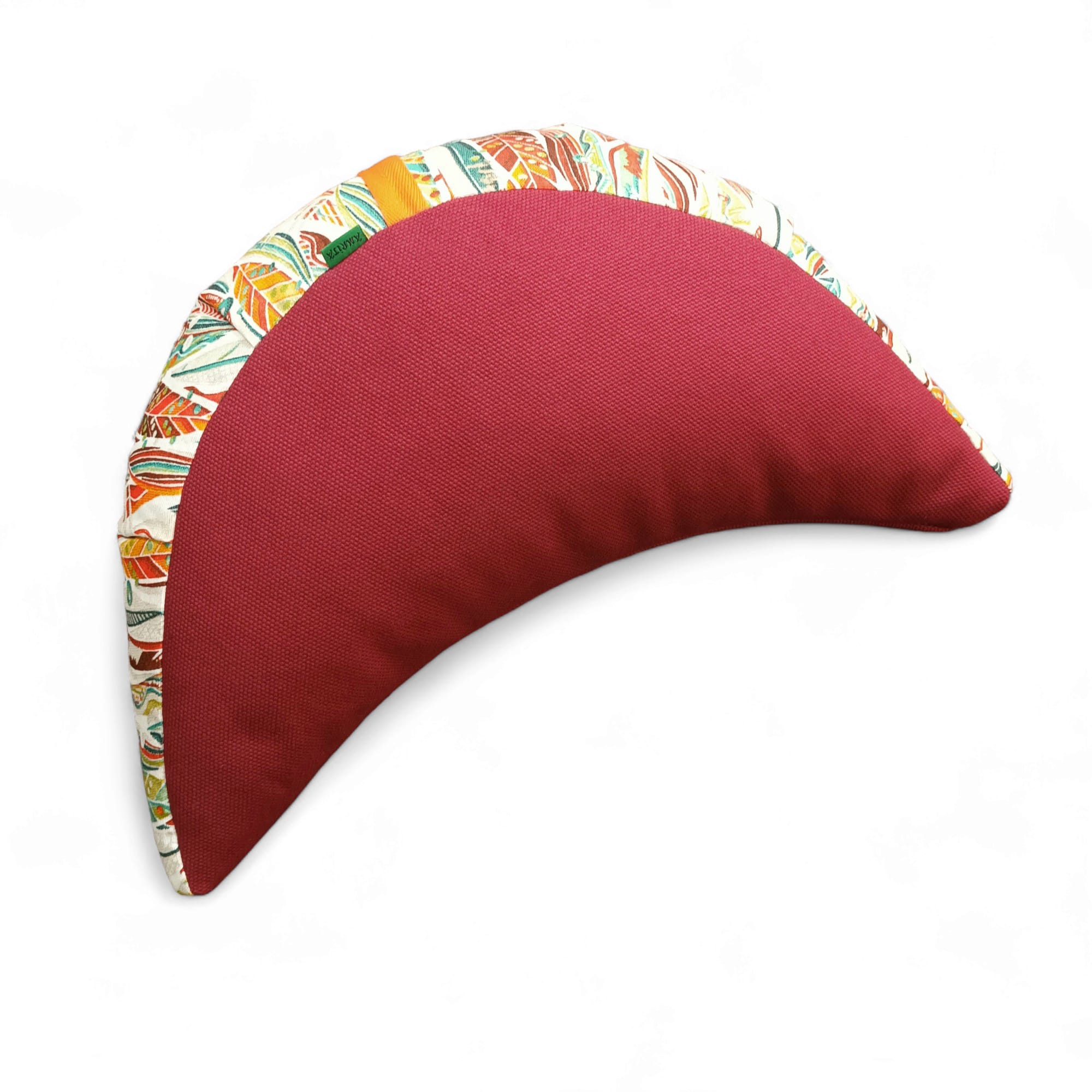 cojín de meditación medialuna