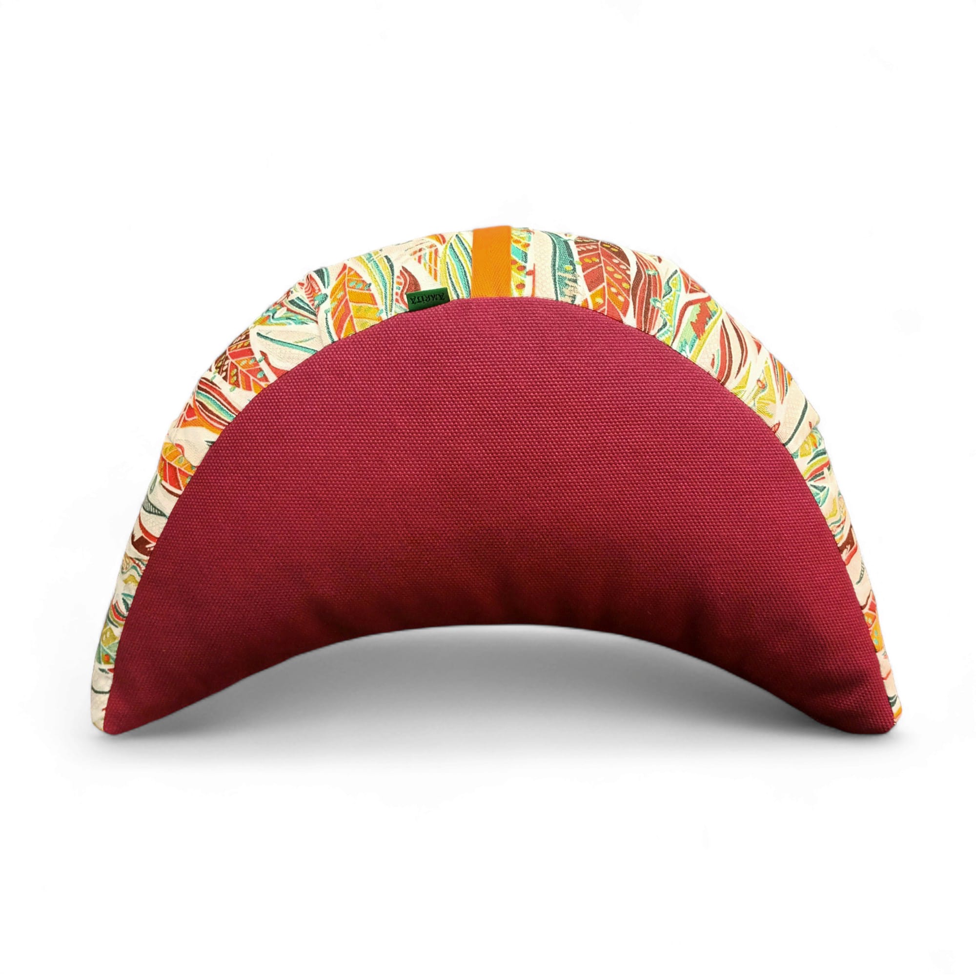 cojín de meditación medialuna