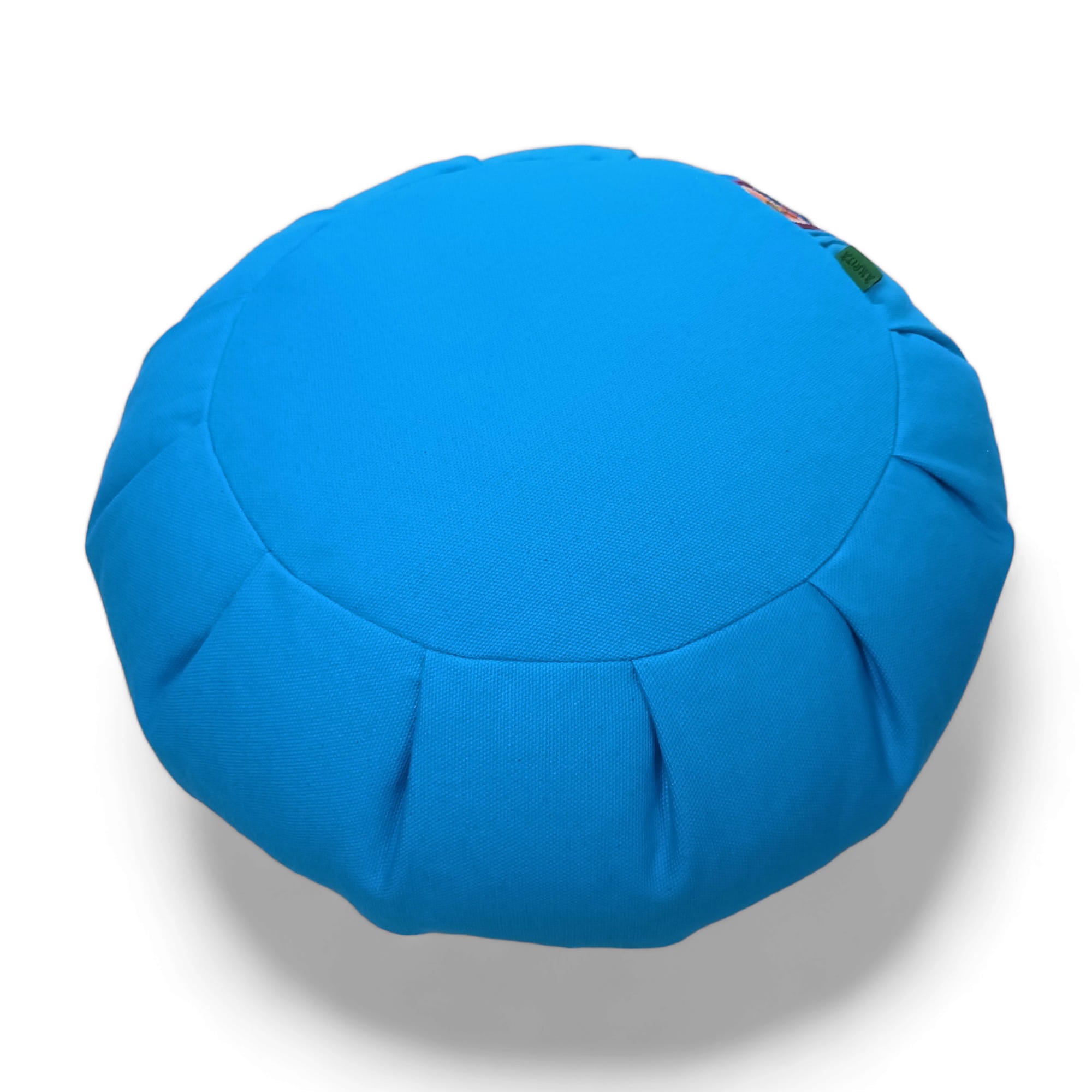 cojín meditación azul