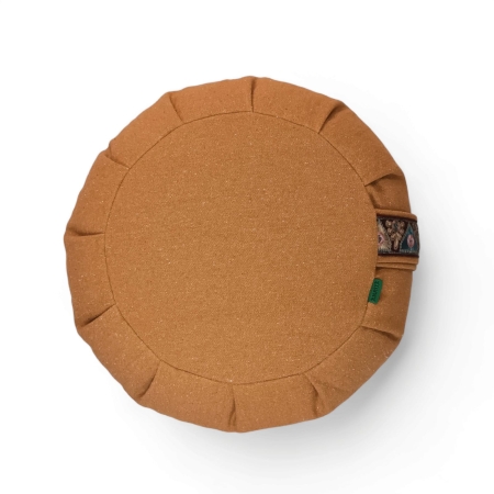 cojín meditación naranja