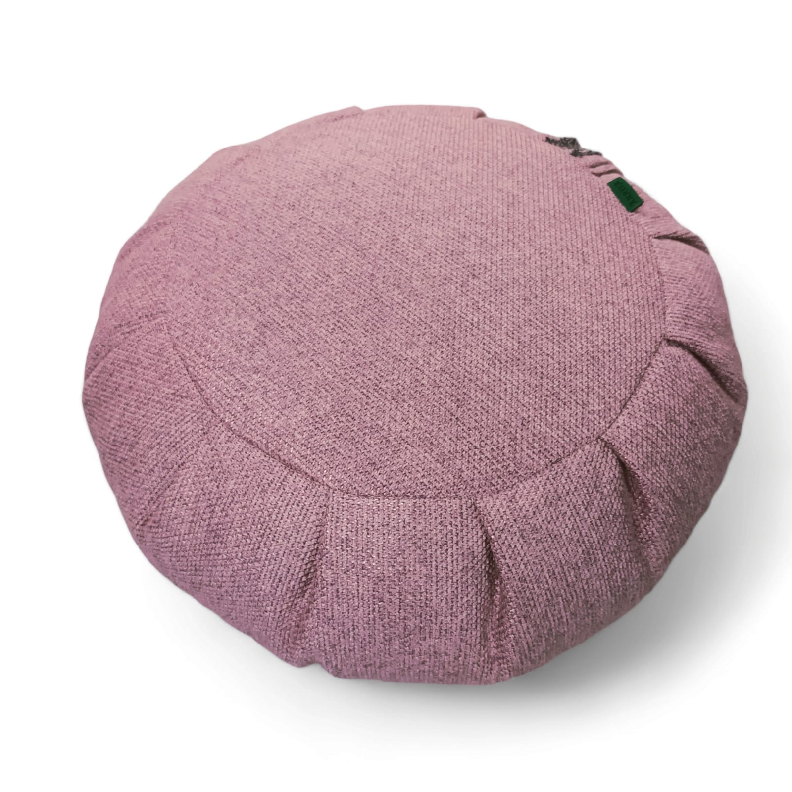 cojín meditación rosa