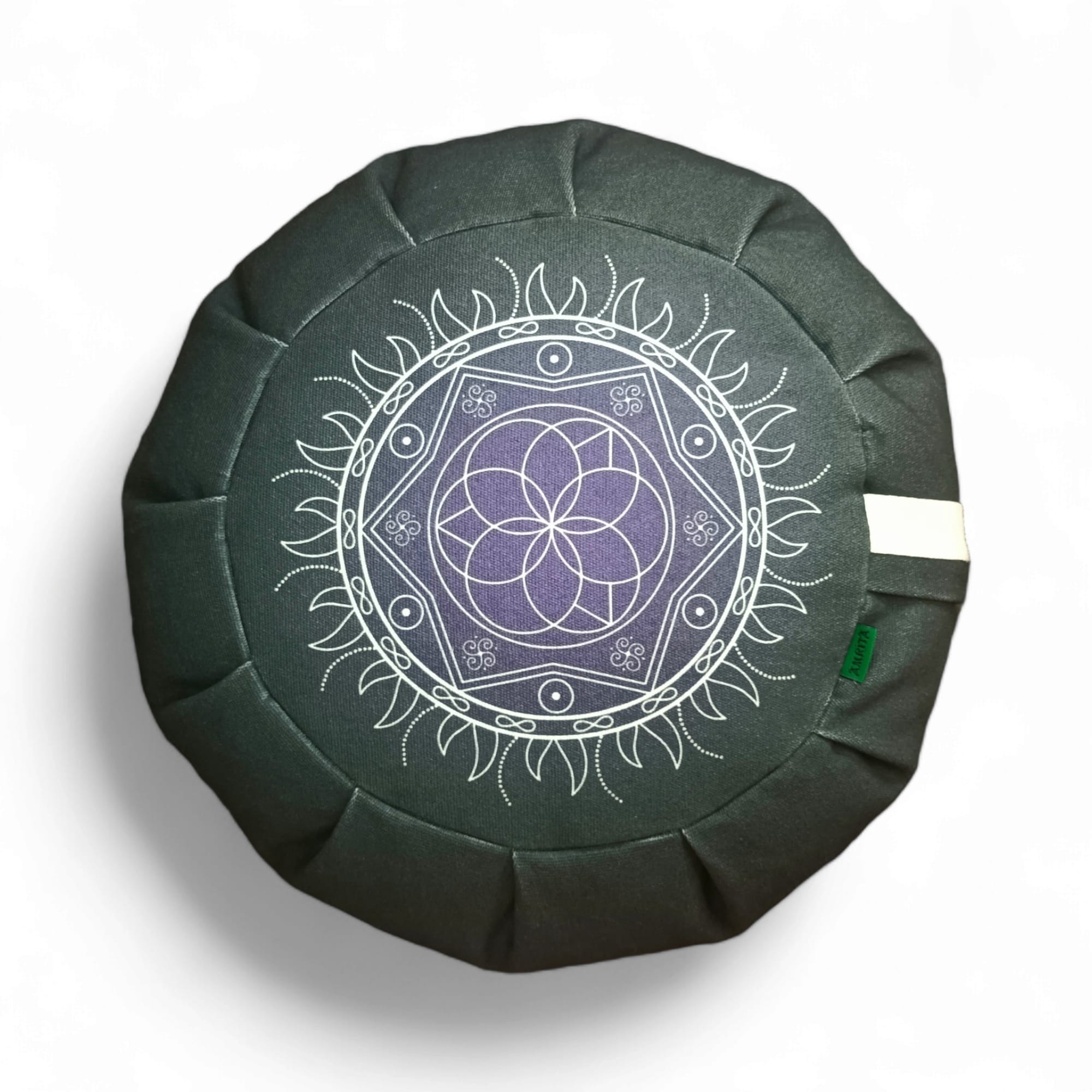 cojín de meditación geometría sagrada