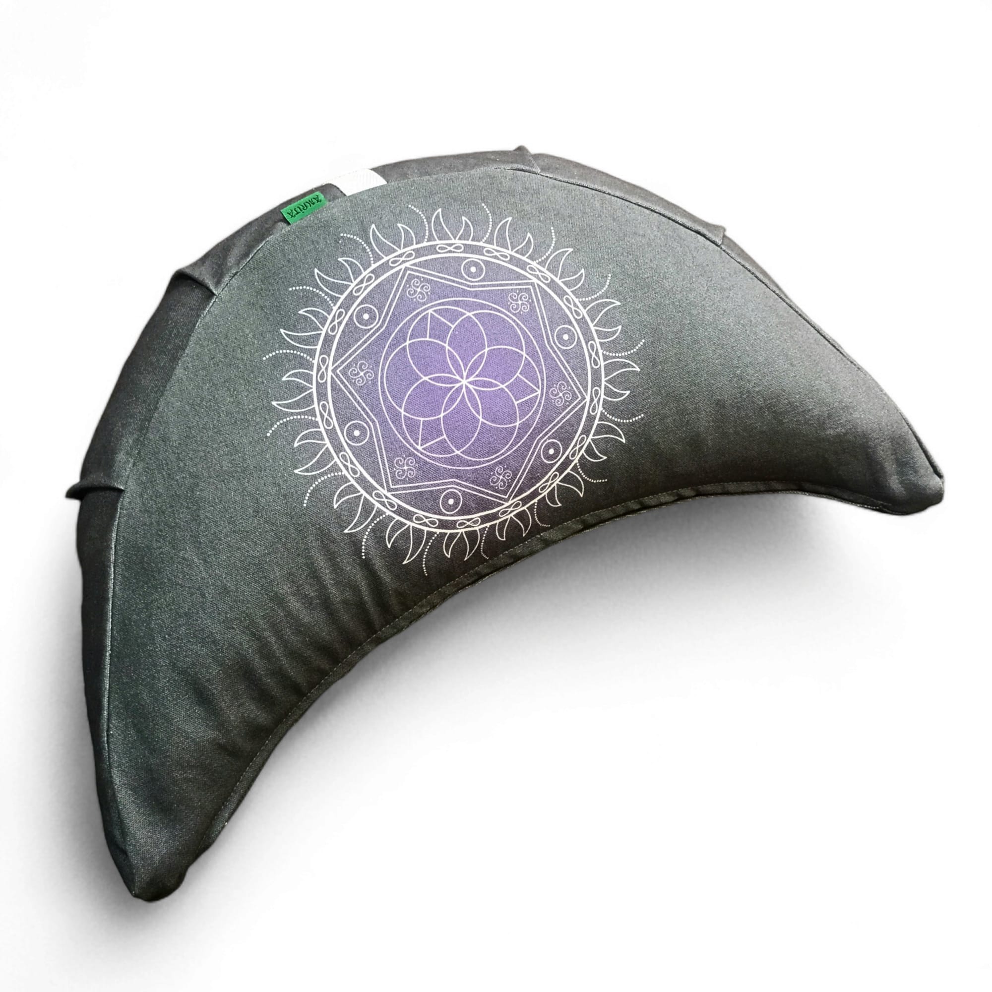 cojin meditación media luna