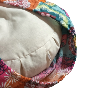 zafu meditación cojín de meditación desi orange