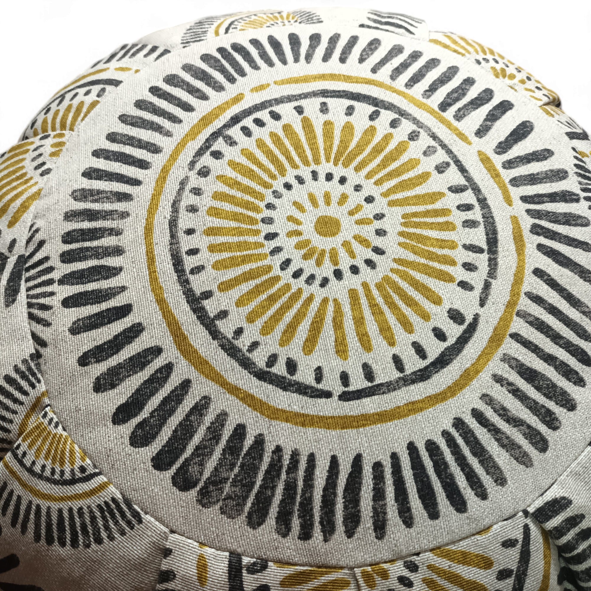 cojin meditacion yoga zania mostaza