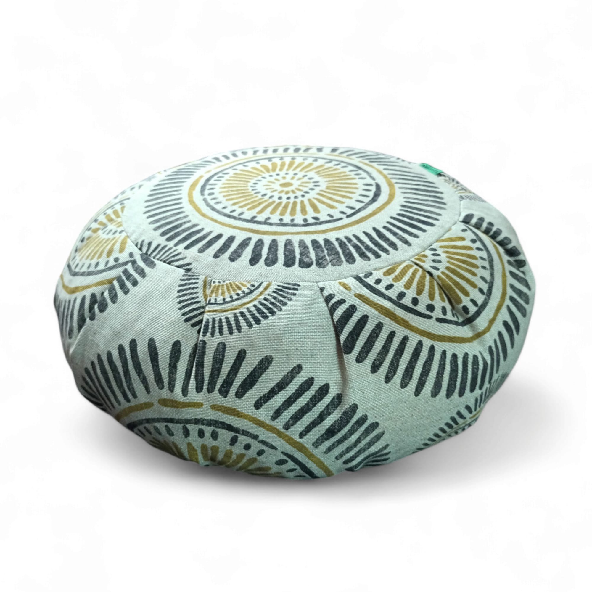 cojin meditacion yoga zania mostaza