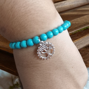 pulsera turquesa árbol de la vida