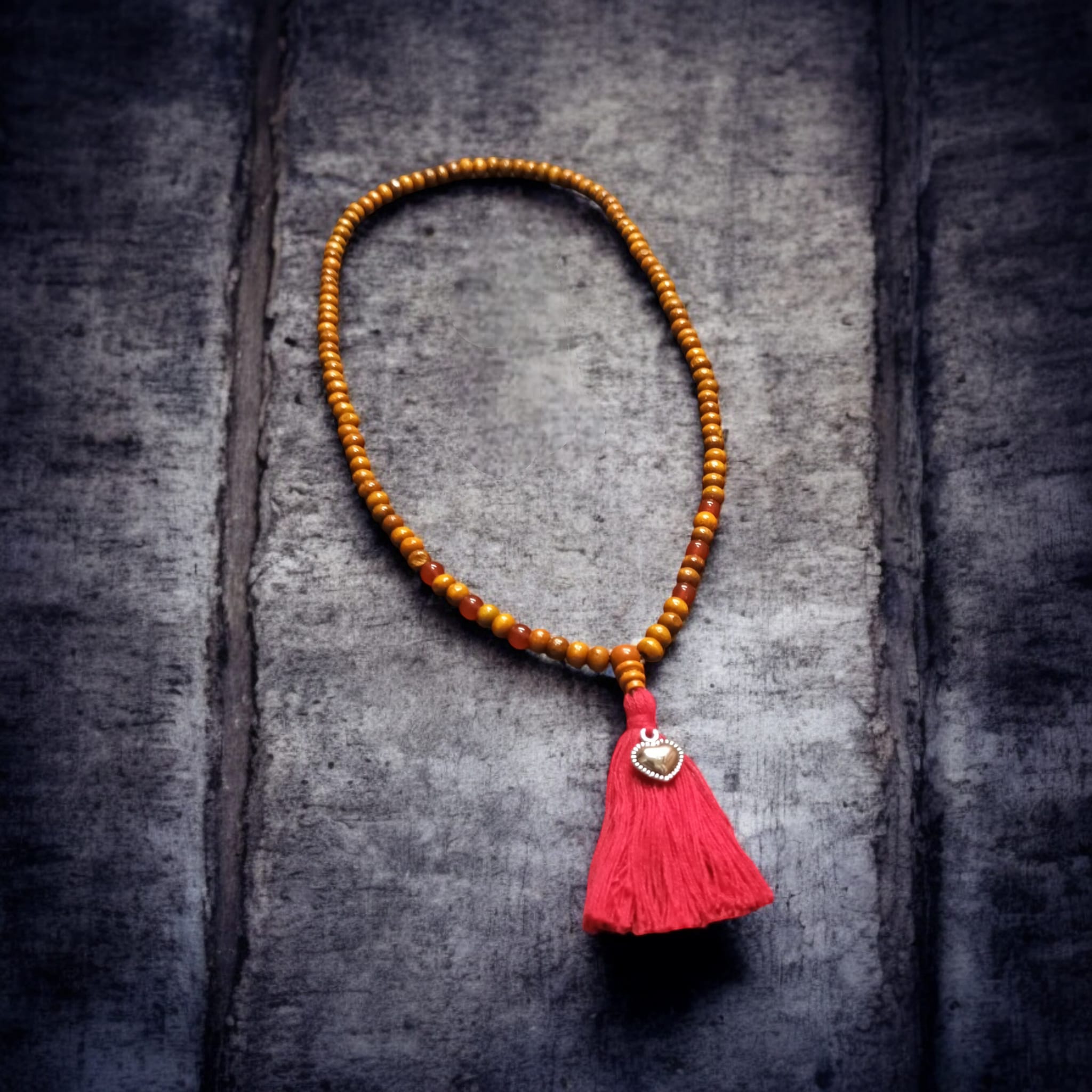 Collar de meditación marrón - Imagen 3