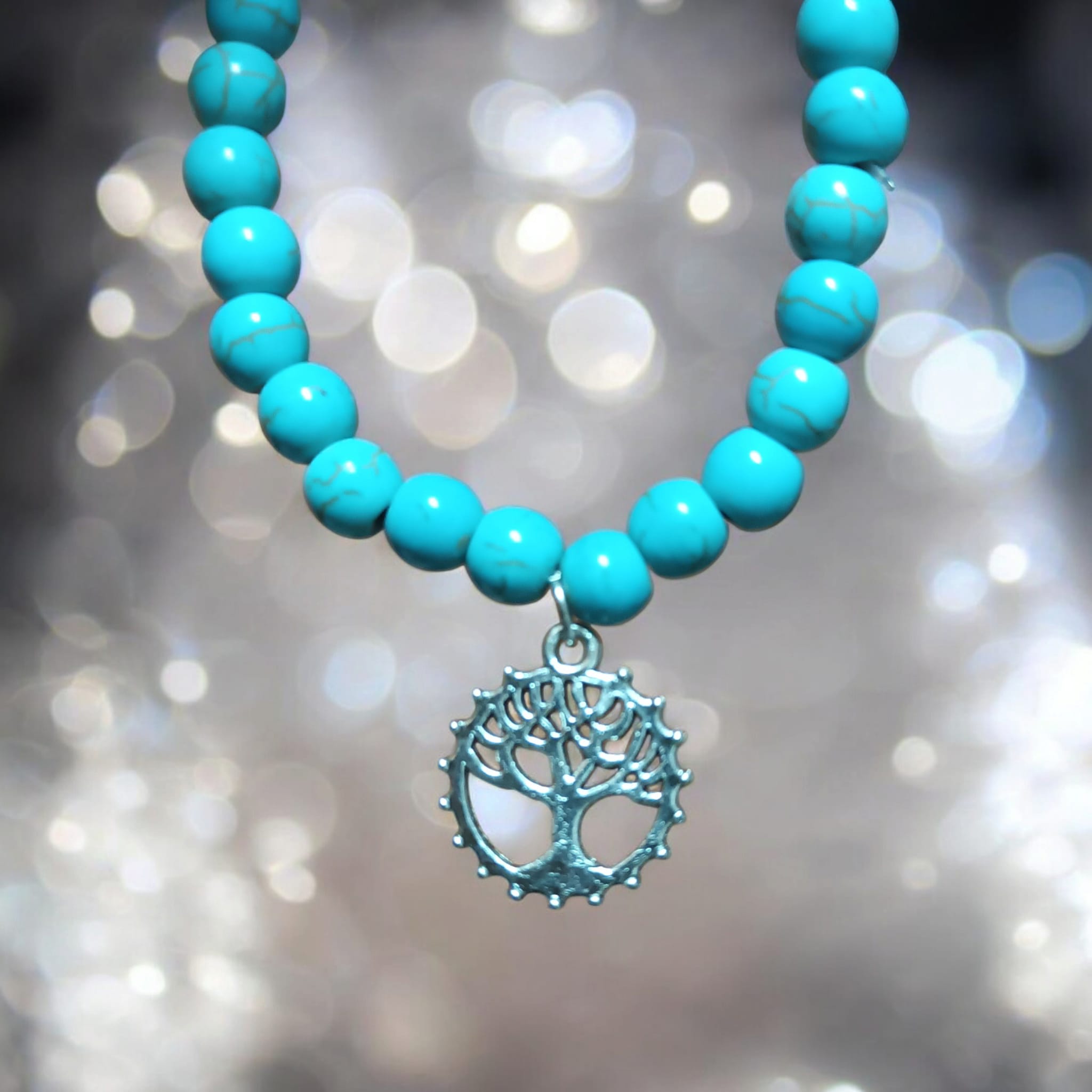 Pulsera piedra Turquesa - Imagen 2