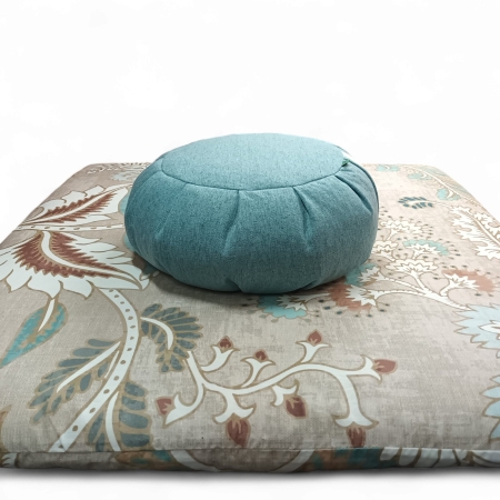 set zafu y zabuton blue