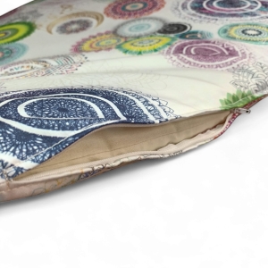 conjunto cojín y estera meditación