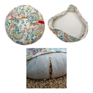 cojín zafu de meditación