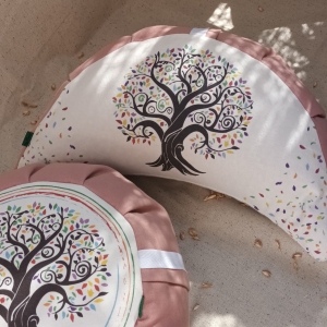 zafu meditación medialuna 