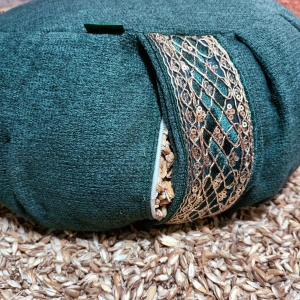 cojin zafu meditacion olive